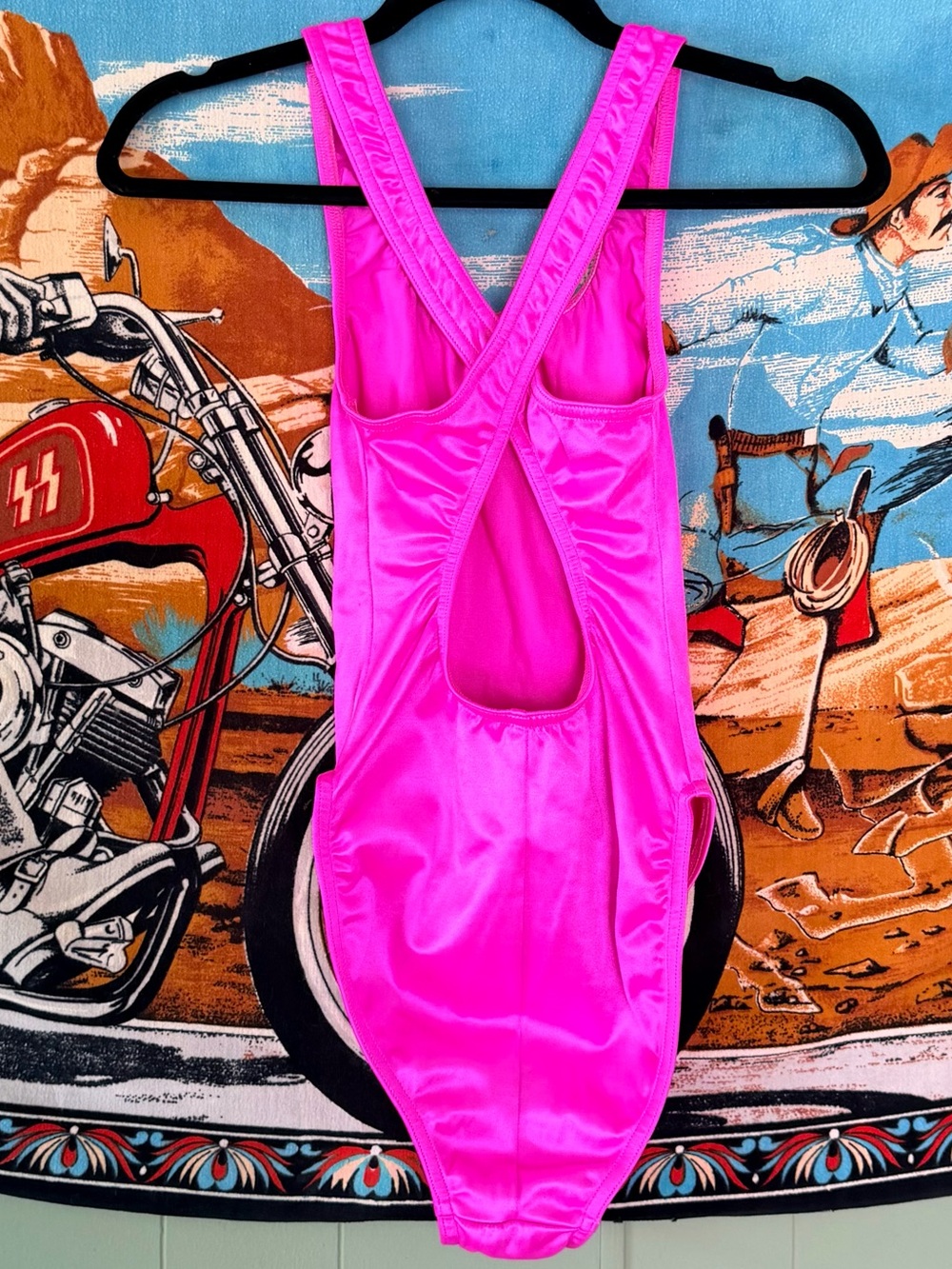 🏝️🩷 Vintage (1980s; 1990s) High-Cut Bathing Suit 🩷🏝️ - Picture 2 of 2